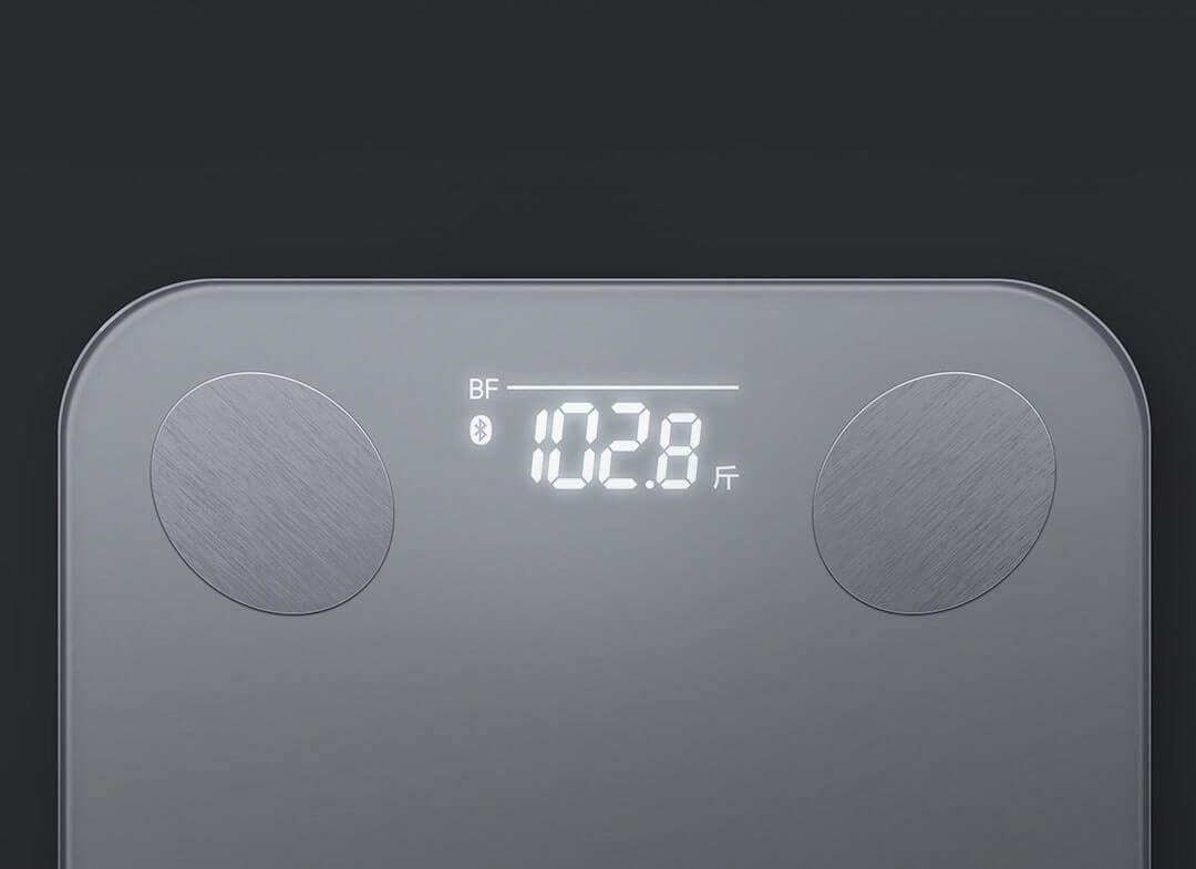 Cân điện tử Xiaomi Yunmai Mini 2 Bàn cân được trang bị hệ thống đèn LED sắc nét