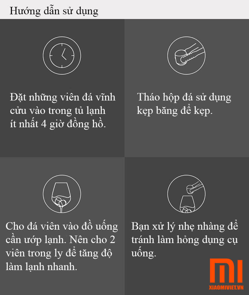 Đá lạnh vĩnh cửu Xiaomi Circle Joy chính hãng Đá lạnh vĩnh cửu Xiaomi Circle Joy