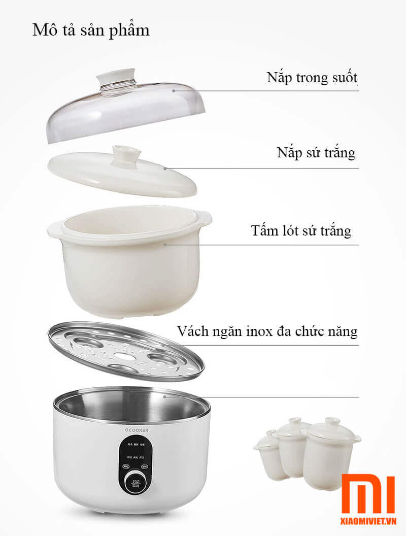 Nồi áp suất Xiaomi Ocooker Nồi áp suất Xiaomi Ocooker
