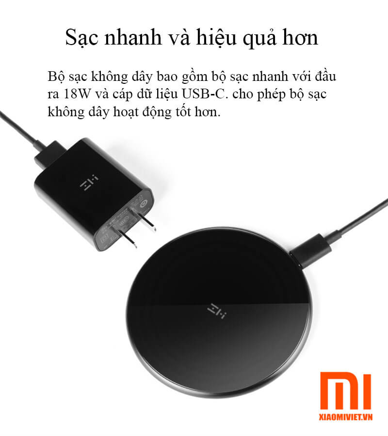 Sạc Không Dây Xiaomi ZMI WXT10 Sạc Không Dây Xiaomi ZMI WXT10