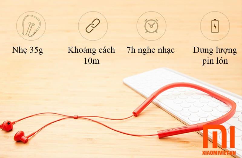 Tai nghe Bluetooth Xiaomi Neckband Basic Tai nghe Bluetooth Xiaomi Neckband Basic