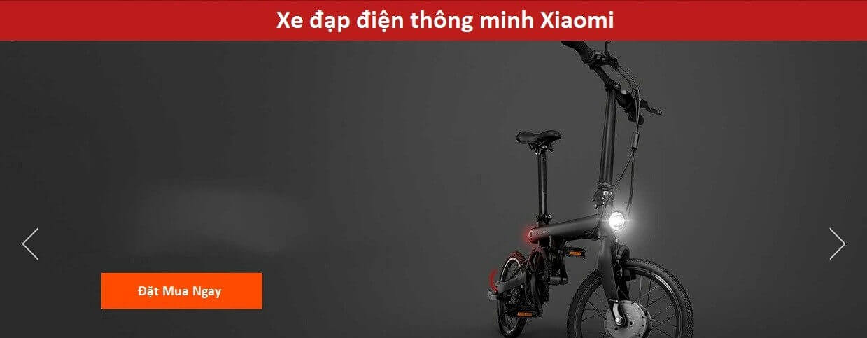 Xe Điện Thông Minh Xiaomi Mi QiCycle Xe Điện Thông Minh Xiaomi Mi QiCycle