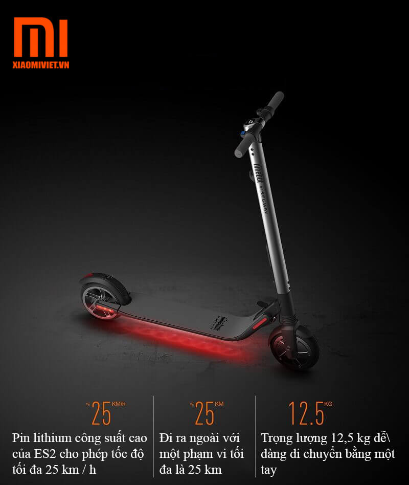 Xe điện SegWay Ninebot KickScooter ES2 Xe điện SegWay Ninebot KickScooter ES2
