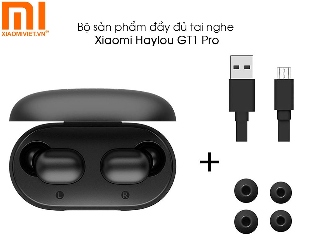 Tai nghe Bluetooth True Wireless Tai nghe Haylou GT1 Pro Bộ sản phẩm đầy đủ tai nghe Xiaomi Haylou GT1 Pro