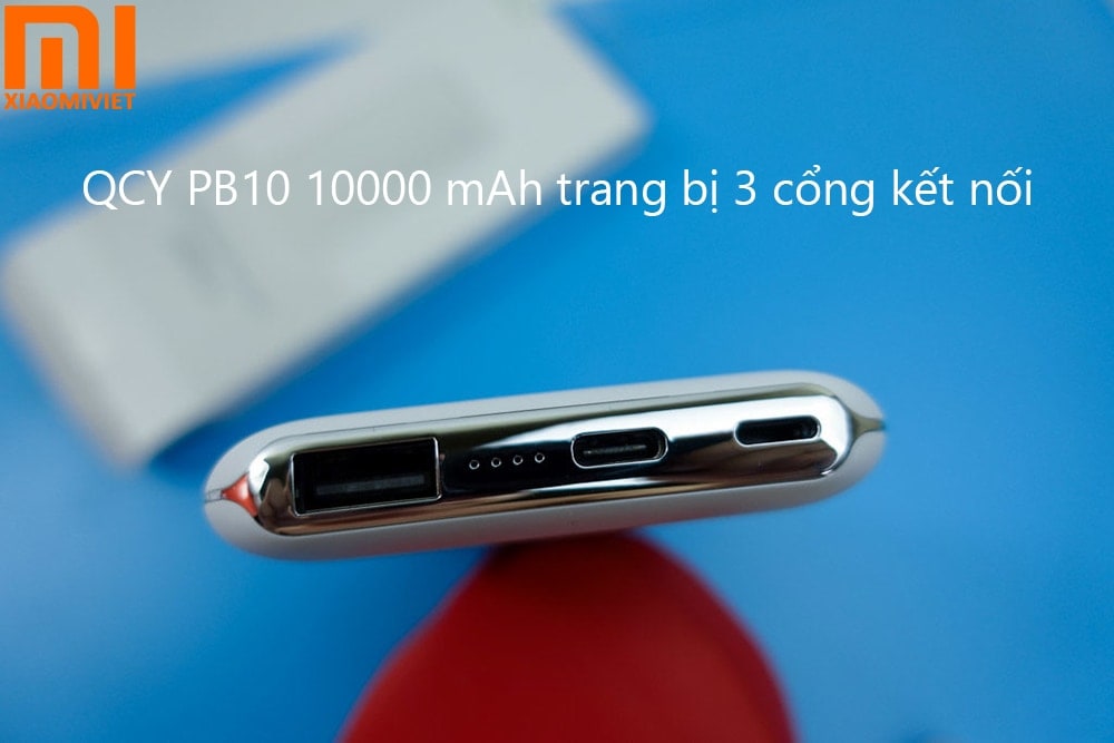 Pin sac du phoong QCY PB10 10000 mAh Pin sac du phoong QCY PB10 10000 mAh
