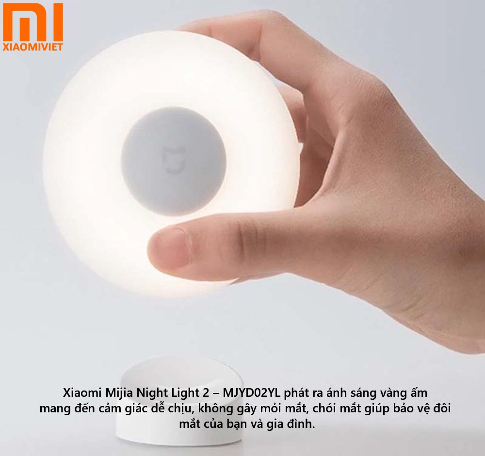 Đèn ngủ cảm biến Hồng Ngoại Xiaomi Mijia Night Light 2 - MJYD02YL Xiaomi Mijia Night Light 2 được trang bị 2 chế độ sáng