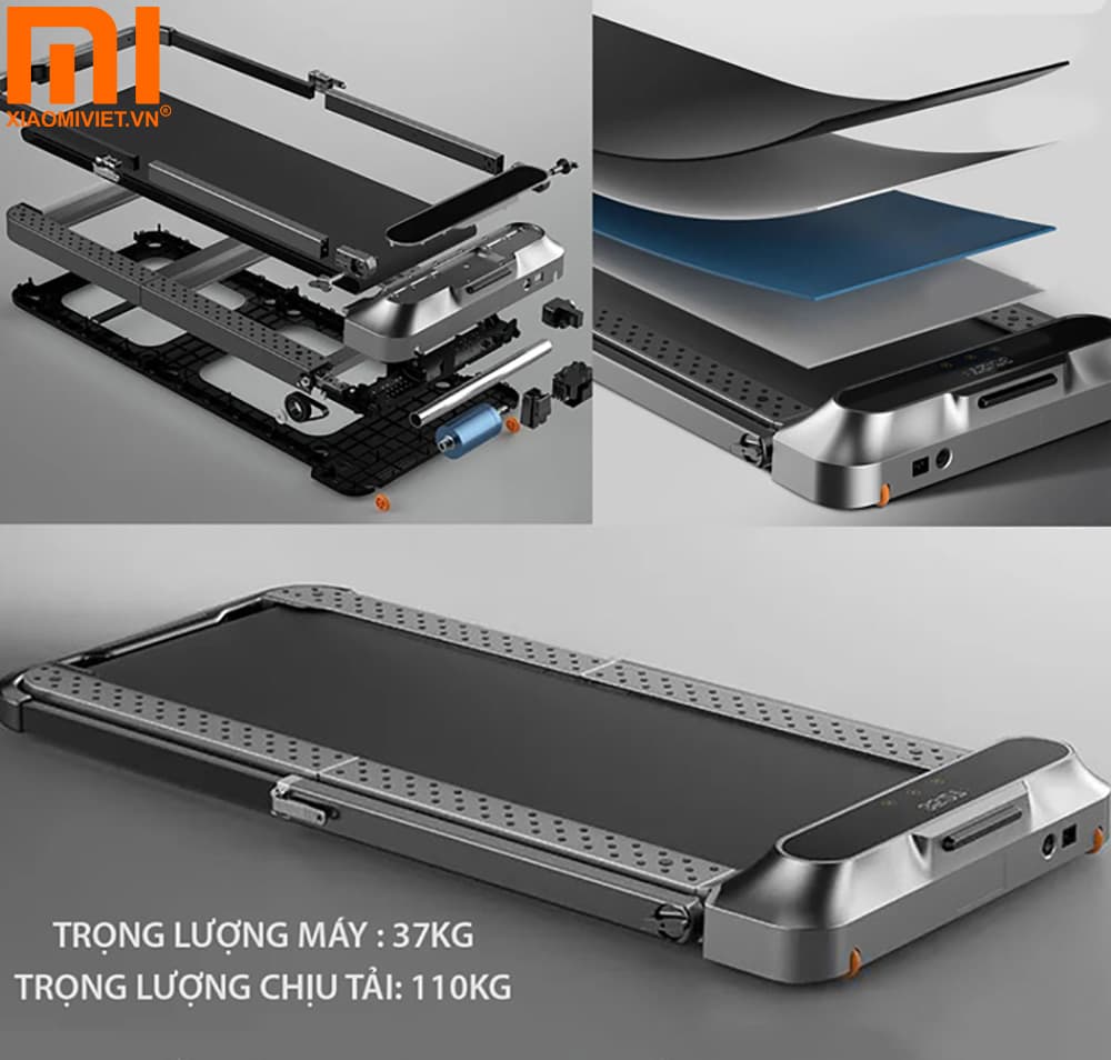 Máy chạy bộ Xiaomi Kingsmith R2 - Quốc Tế - BH 24 Tháng - Chính Hãng - Full VAT Chất liệu an toàn, thân thiện bền bỉ