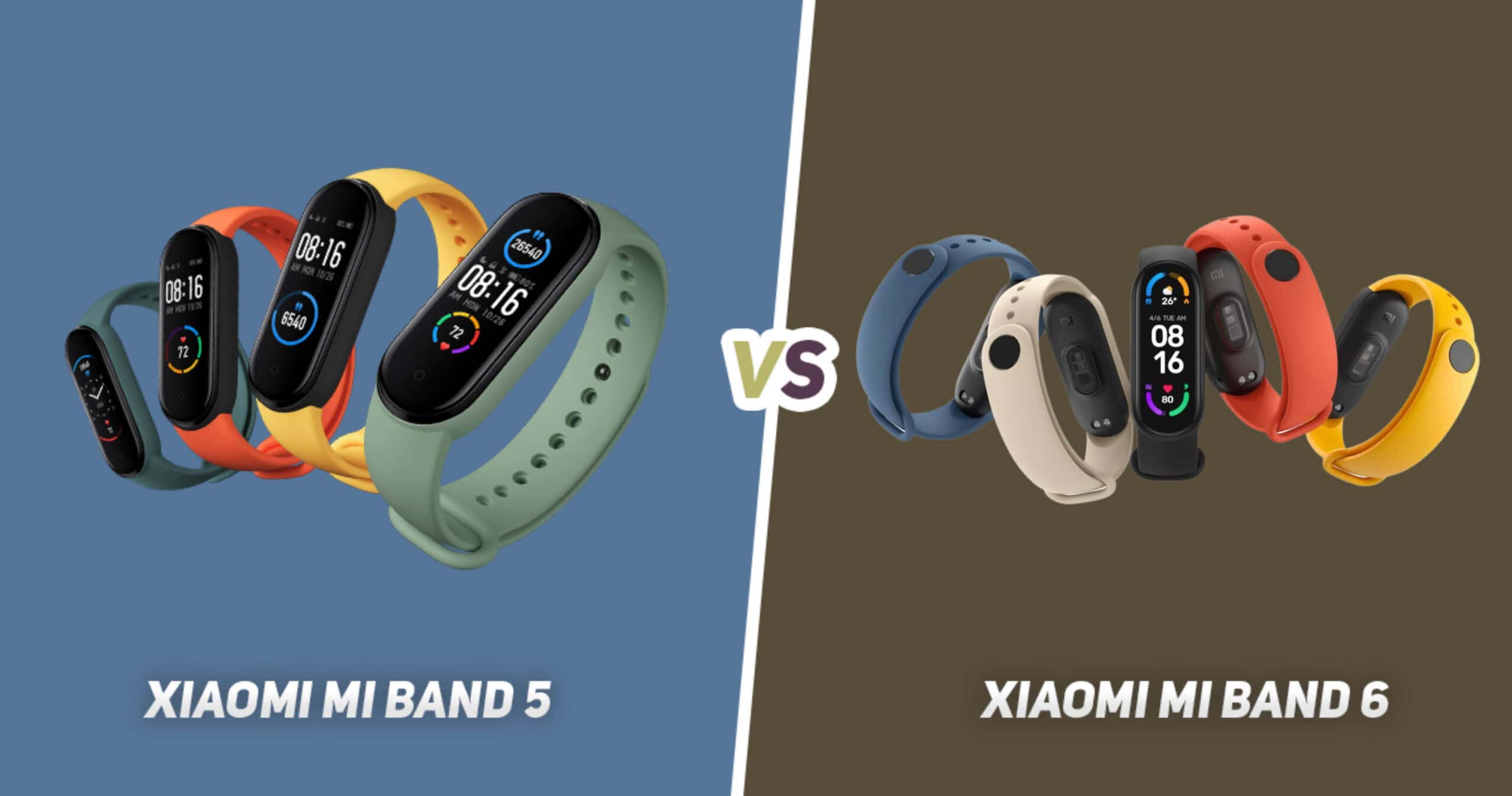 So sánh Mi Band 5 và Mi Band 6: đâu là điểm khác biệt? So sánh Mi Band 5 và Mi Band 6: Đâu là điểm khác biệt?