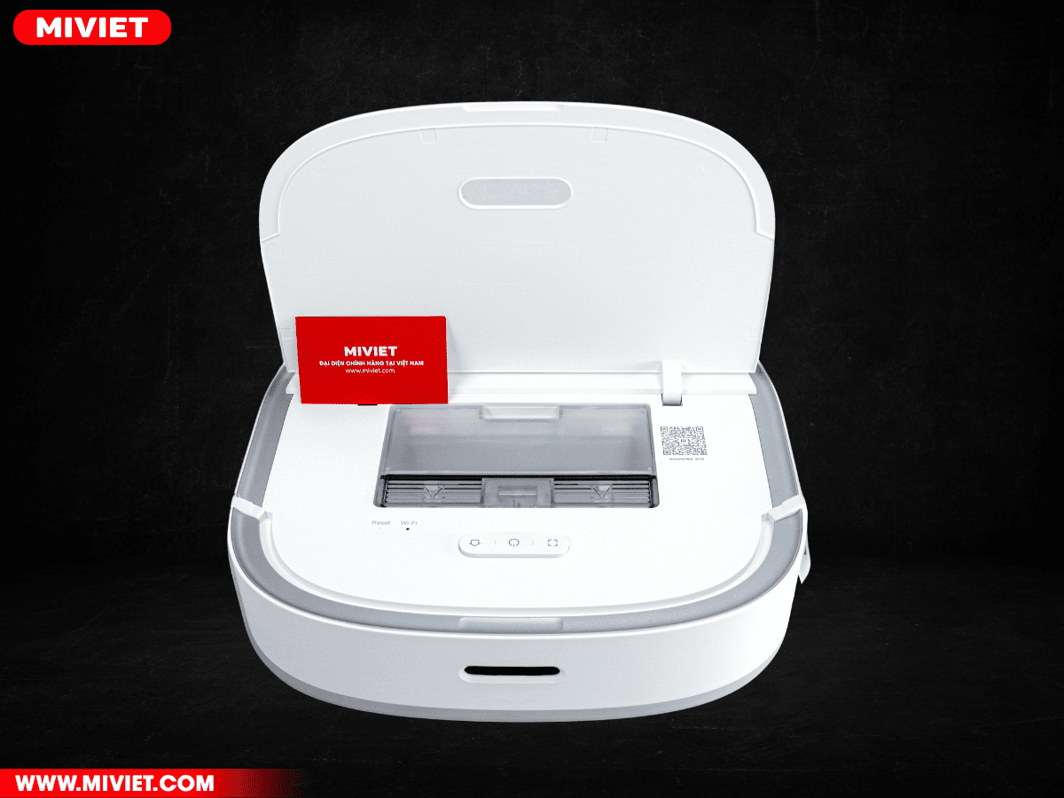 Robot hút bụi lau nhà Dreame Bot W10 Pro - Tự động giặt giẻ, sấy khô - Camera AI - Bản quốc tế Dock sạc tích hợp giặt và sấy khô khăn lau