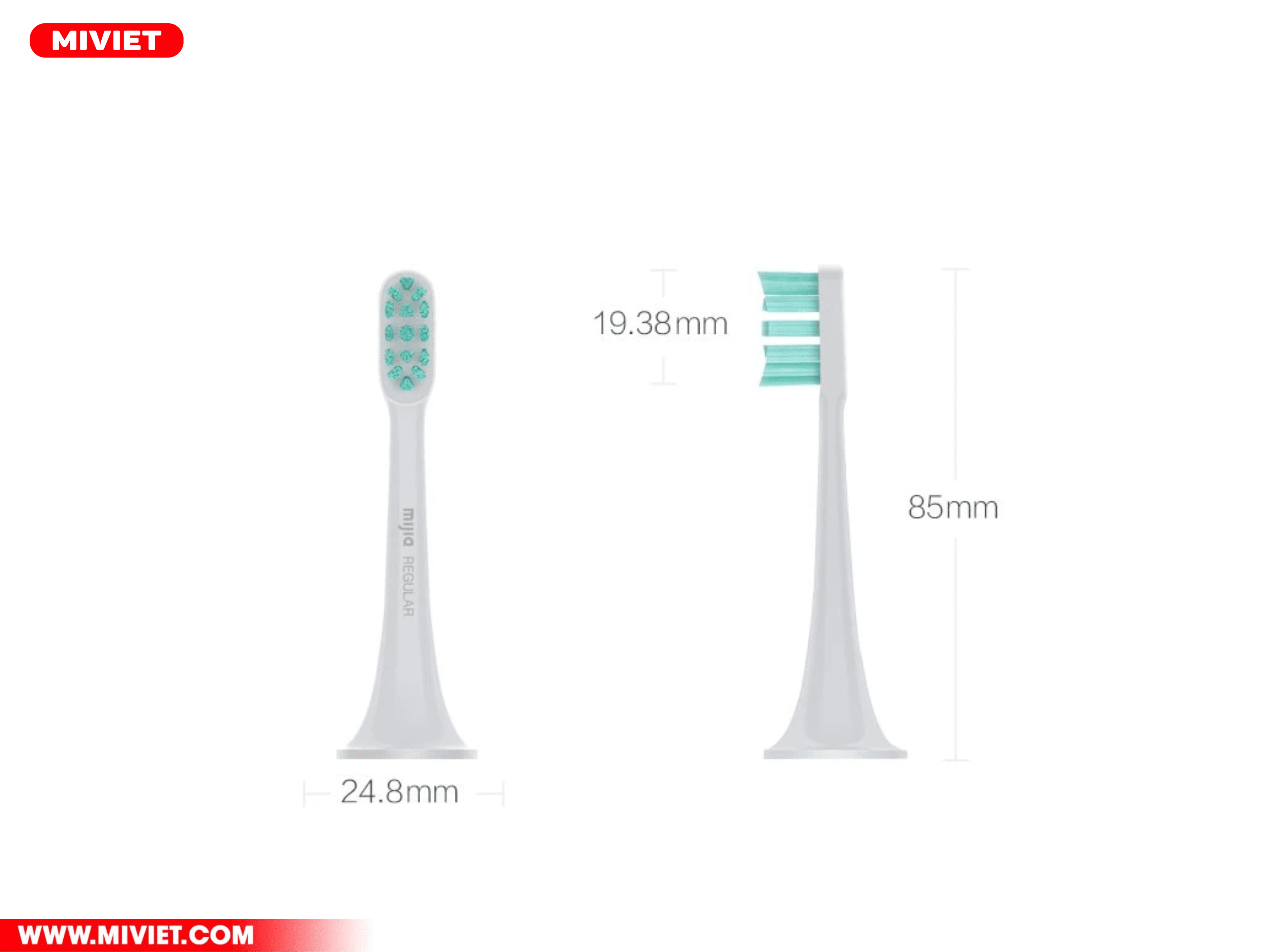 Bàn chải điện thông minh Xiaomi Mijia T300 Đầu bàn chải điện thông minh Xiaomi Mijia T300