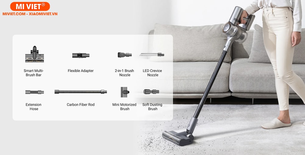 Máy hút bụi cầm tay không dây Dreame V12 Pro - Quốc Tế - 2023 Bộ sản phẩm Dreame V12 Pro
