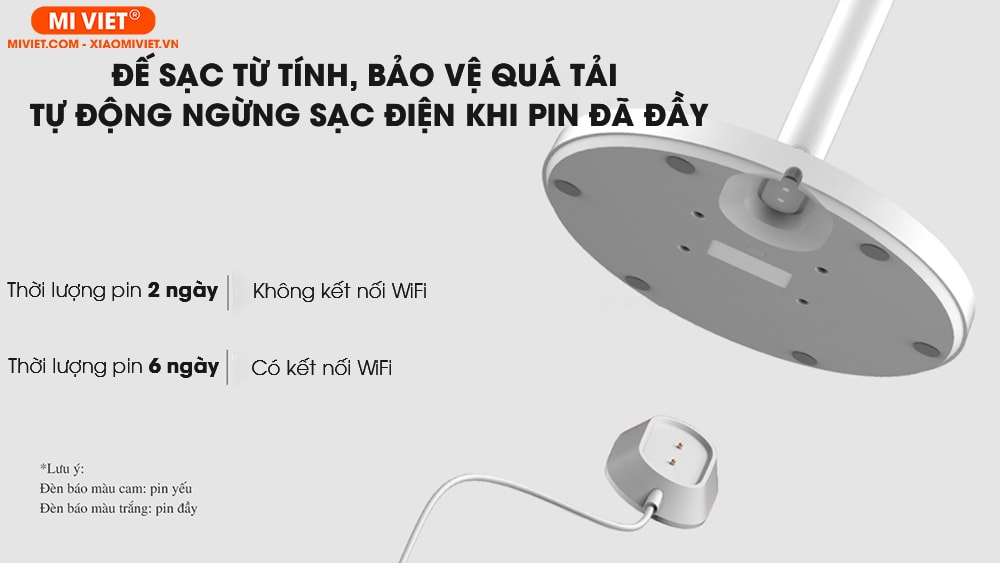 Quạt đứng tích điện Mi Smart Standing Fan Pro - Bản quốc tế Đế sạc từ tính, bảo vệ quá tải