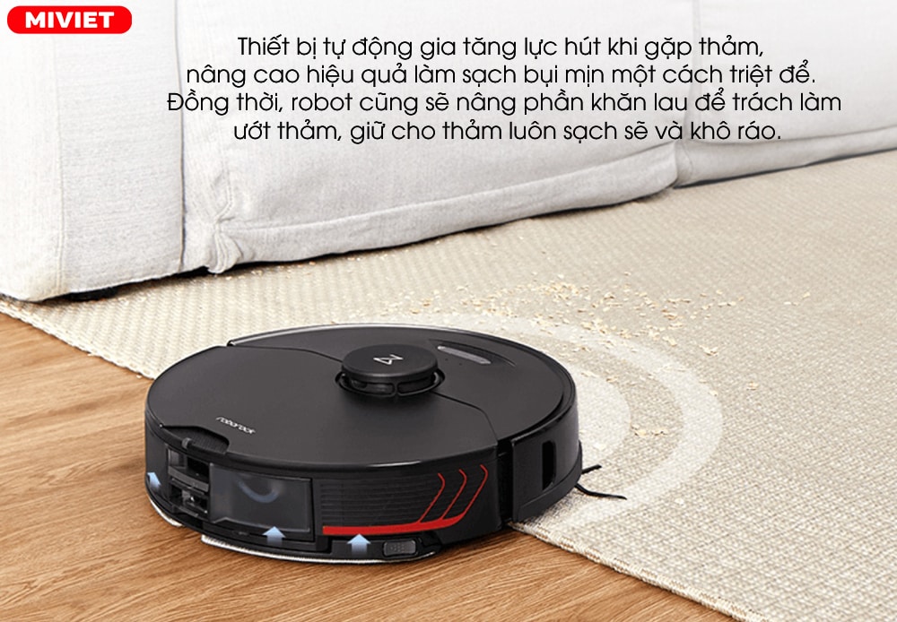 Robot hút bụi lau nhà Roborock S7 MaxV Ultra - Best Seller Nhận diện thảm thông minh