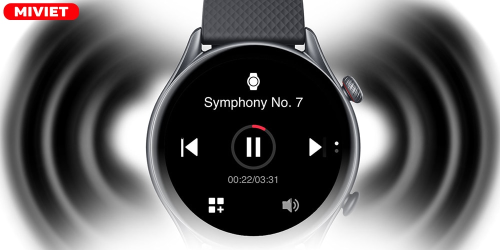 Đồng hồ thông minh Amazfit GTR 3 Pro Hỗ trợ nghe nhạc Offline