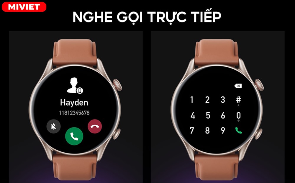Đồng hồ thông minh Amazfit GTR 3 Pro Nghe gọi dễ dàng