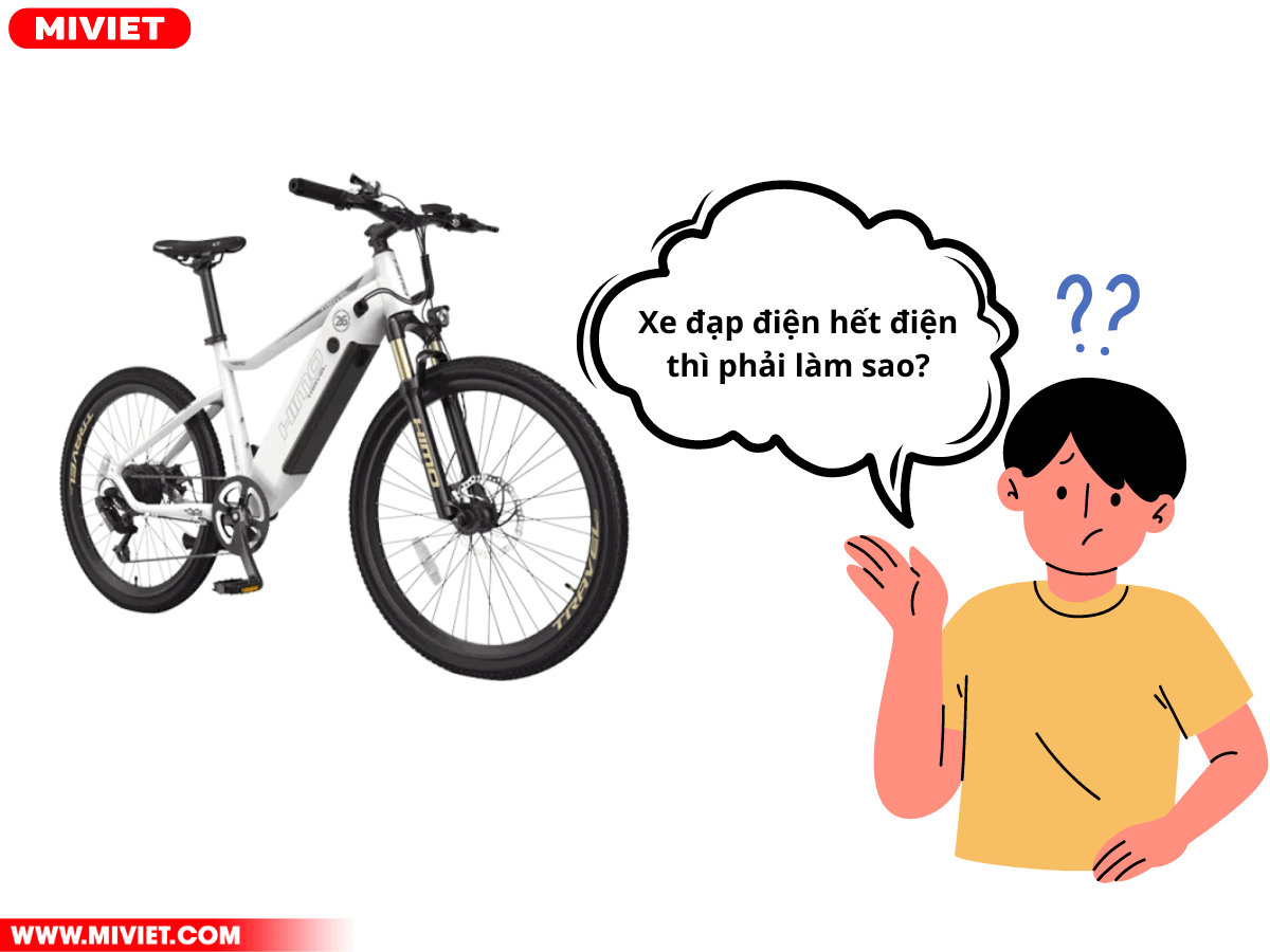 Cách xử lý sự cố xe đạp điện hết điện giữa đường Cách xử lý sự cố xe đạp điện hết điện giữa đường