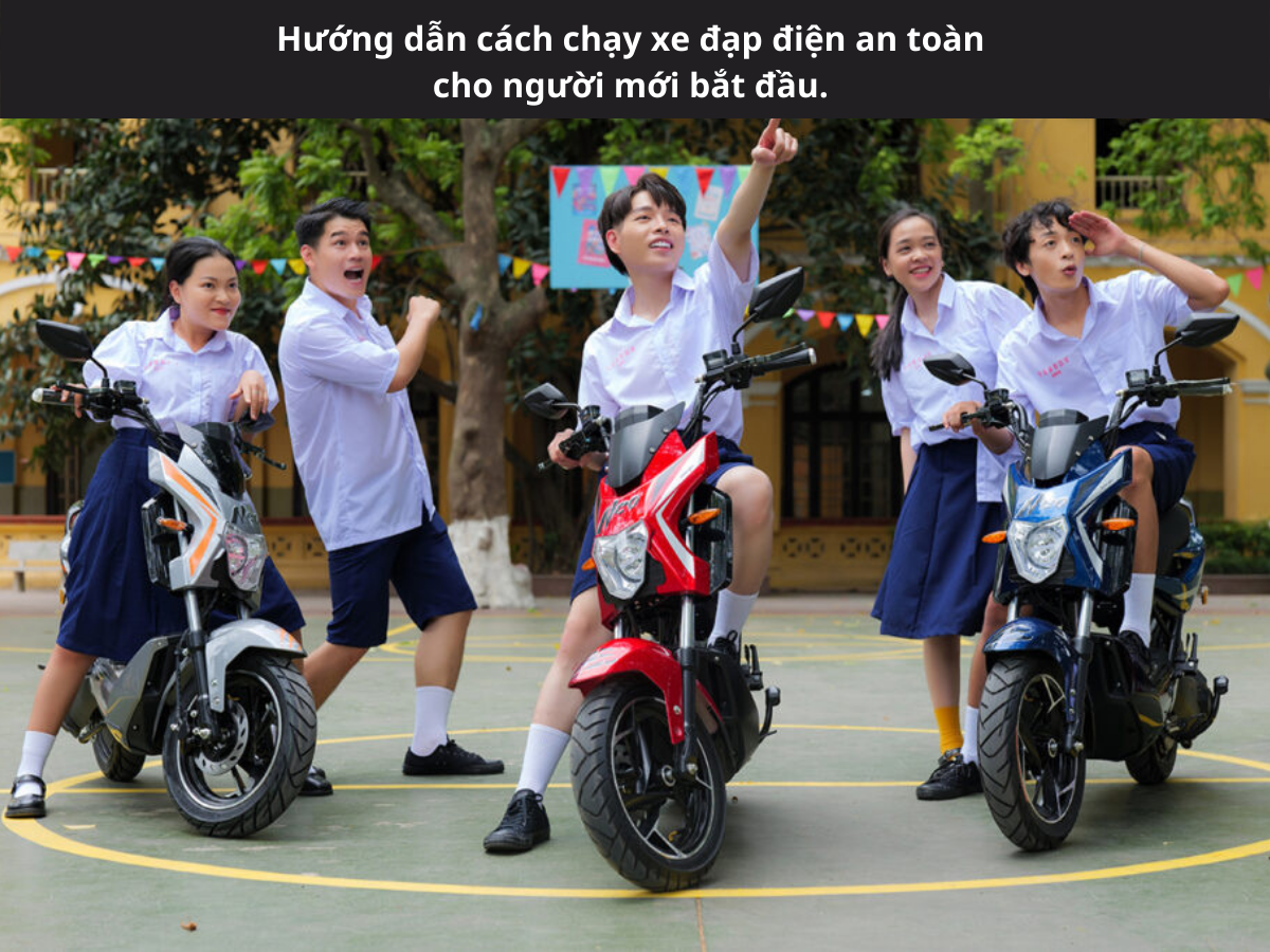 Hướng dẫn cách chạy xe đạp điện an toàn cho người mới bắt đầu Hướng dẫn cách chạy xe đạp điện an toàn cho người mới bắt đầu