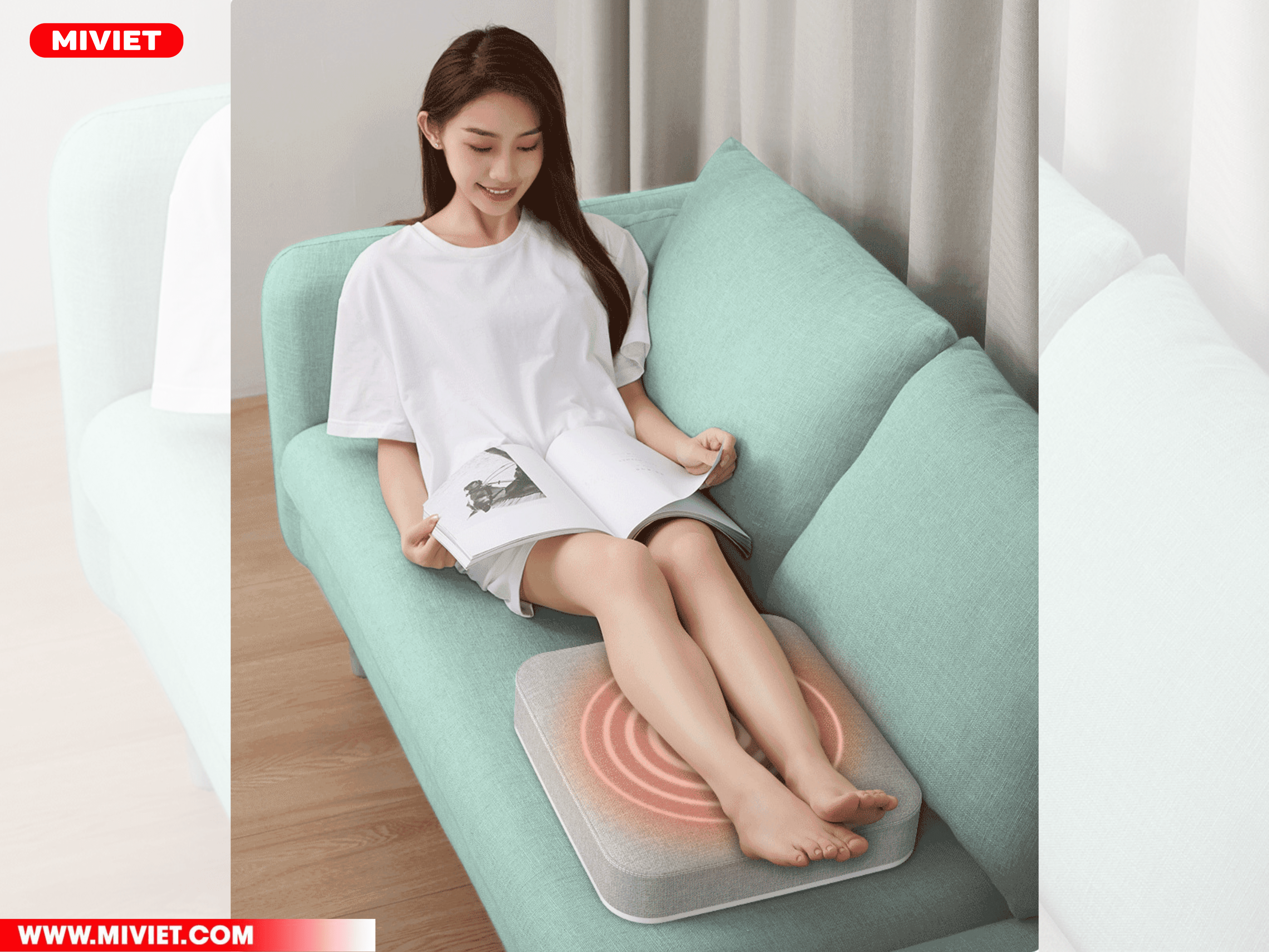 Máy massage ngâm chân Xiaomi HITH ZMZ-X5 - Chính hãng Đệm sưởi chăm sóc sức khỏe