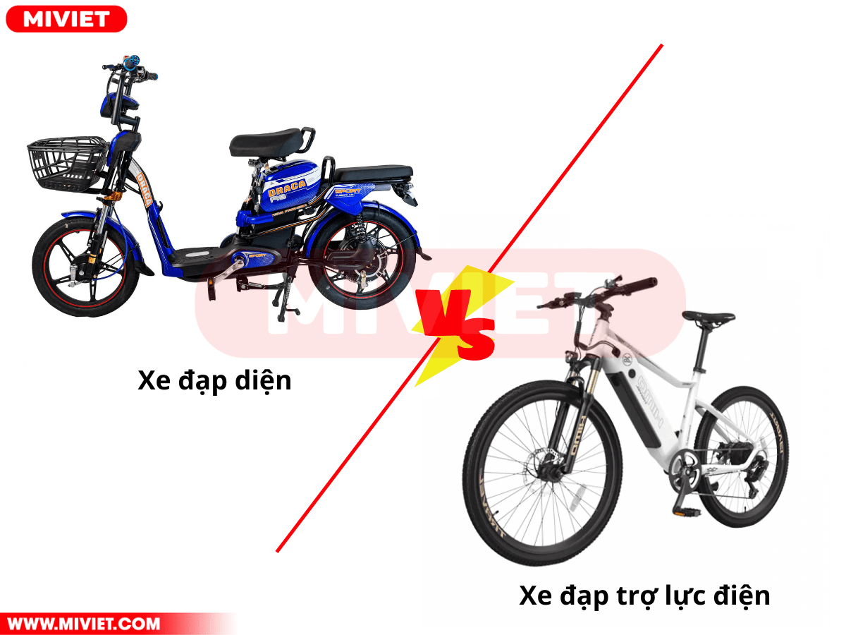 So sánh xe đạp điện và xe đạp trợ lực điện - Tìm hiểu điểm khác biệt So sánh xe đạp điện và xe đạp trợ lực điện - Tìm hiểu điểm khác biệt