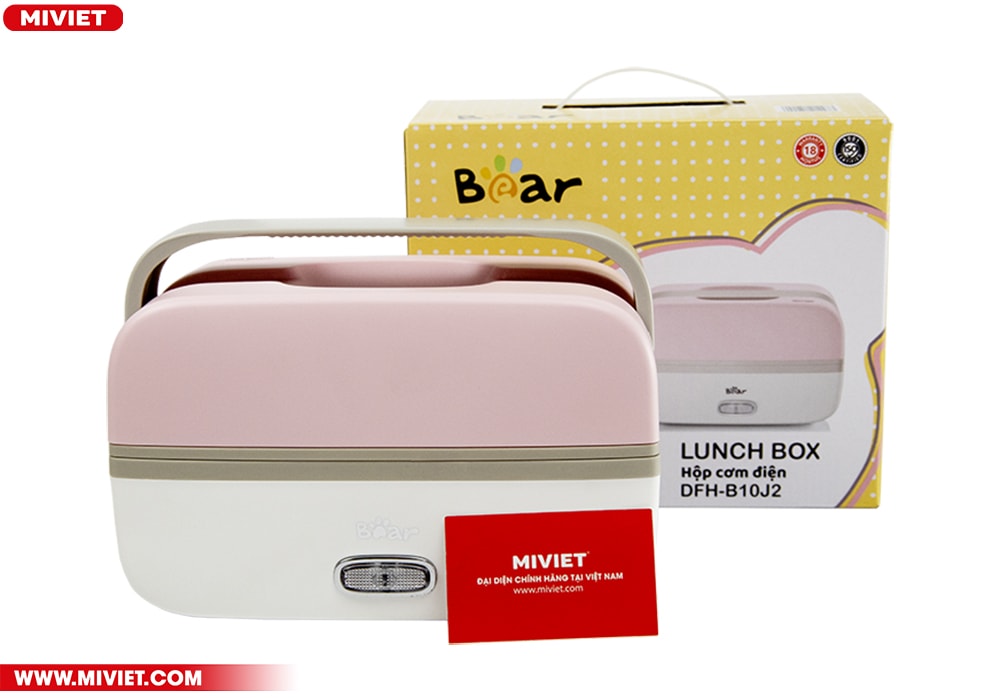 Hộp cơm điện cầm tay mini đa năng Bear DFH-B10J2 - Tiếng Anh - HDSD Tiếng Việt Hộp cơm điện cầm tay đa năng Bear DFH-B10J2