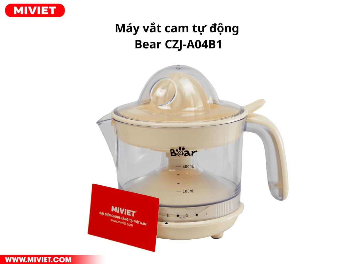 Máy vắt cam tự động Bear CZJ-A04B1 - Tiếng Anh - HDSD Tiếng Việt Máy vắt cam tự động Bear CZJ-A04B1