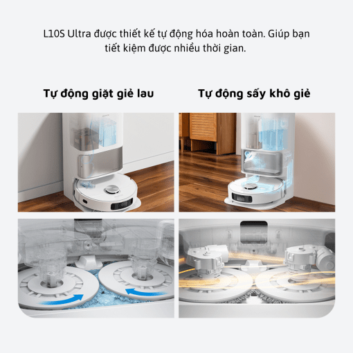 Robot hút bụi lau nhà Dreame L10S Ultra - Quốc Tế - Bản Tiêu Chuẩn