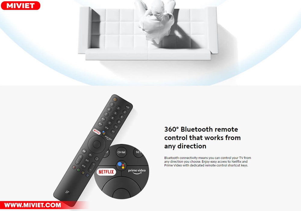 Smart Tivi Xiaomi P1 32 inch - Phiên bản Quốc Tế - 2022 Hệ thống kết nối đa dạng, đa phương thức