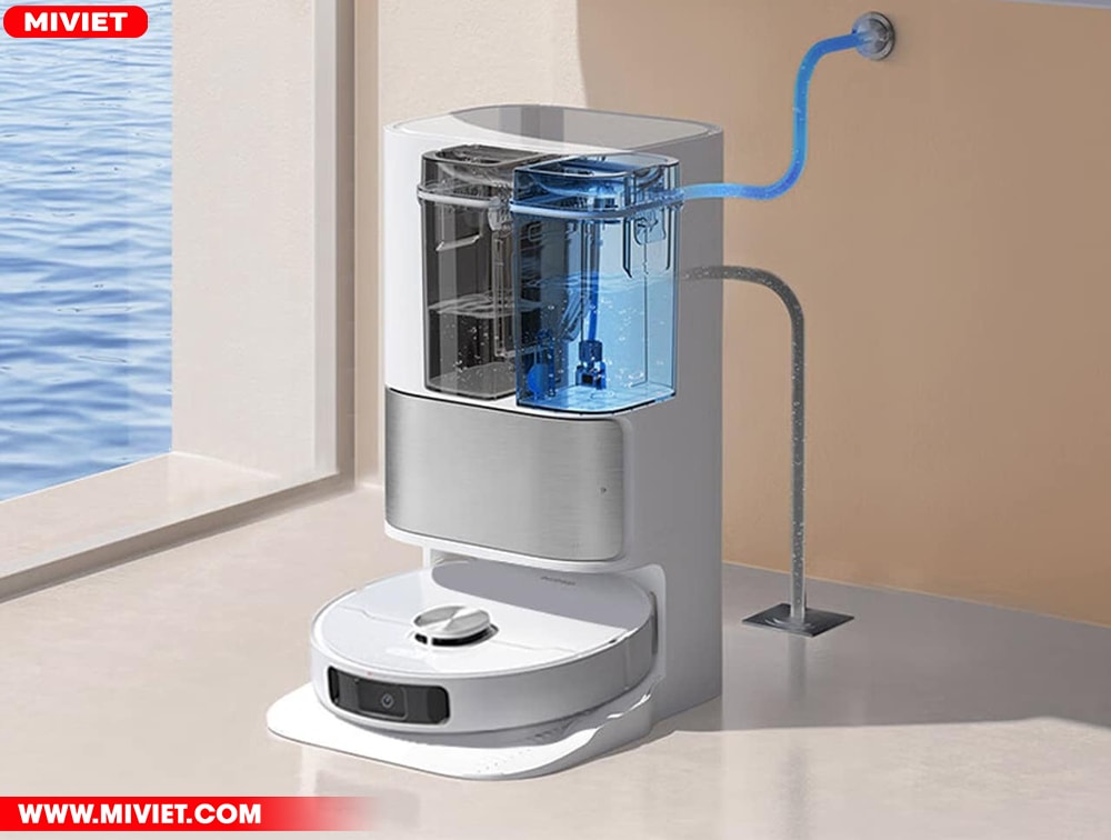 Top 4 Robot Hút Bụi Lau Nhà Tự Động Giặt Giẻ Xiaomi Tốt Nhất 2022 Dreame L10S có dock sạc siêu khủng 6 trong 1
