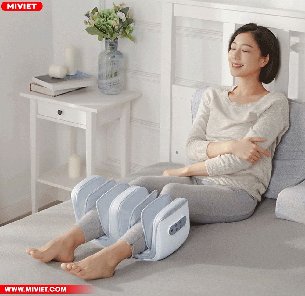 Máy massage chân đa năng Momoda SX383 Momoda SX383 sử dụng trên cẳng châ, bắp chân