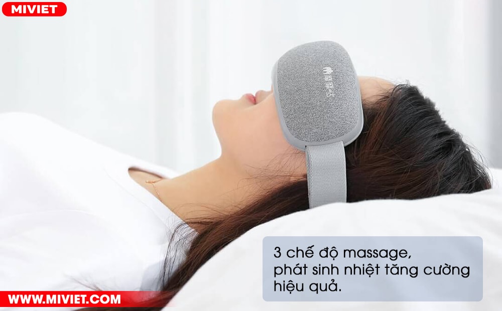 Máy massage mắt Momoda SX322 3 chế độ massage, phát sinh nhiệt tăng cường hiệu quả
