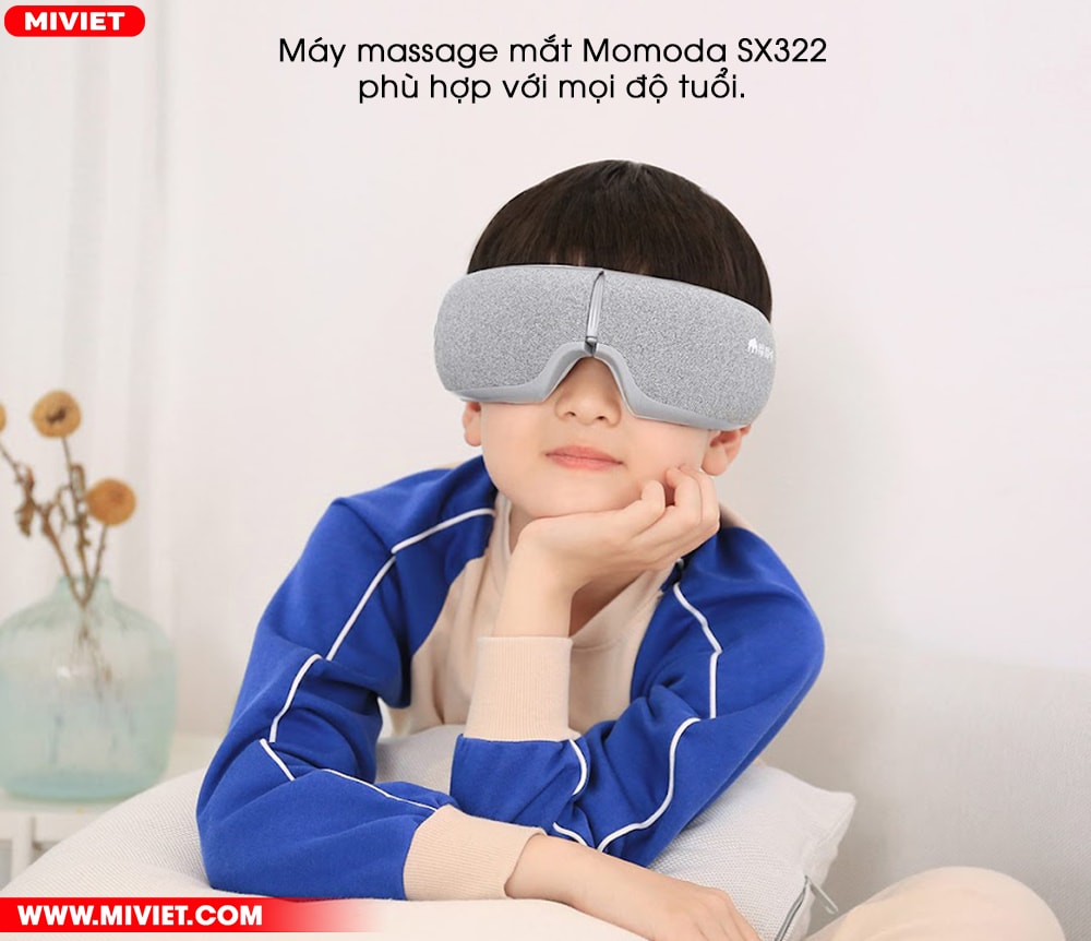 Máy massage mắt Momoda SX322 Máy massage mắt Momoda SX322 phù hợp với mọi độ tuổi
