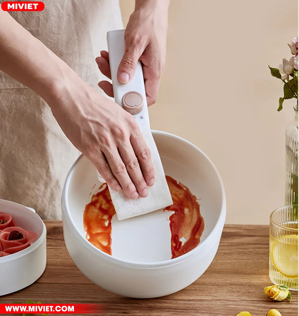 Nồi điện đa năng Bear DRG-P16M2 - Tiếng Anh - HDSD Tiếng Việt Dung tích 1.6 lít, lòng nồi tráng men