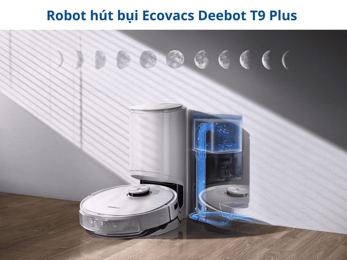 Robot hút bụi Ecovacs Deebot T9 Plus