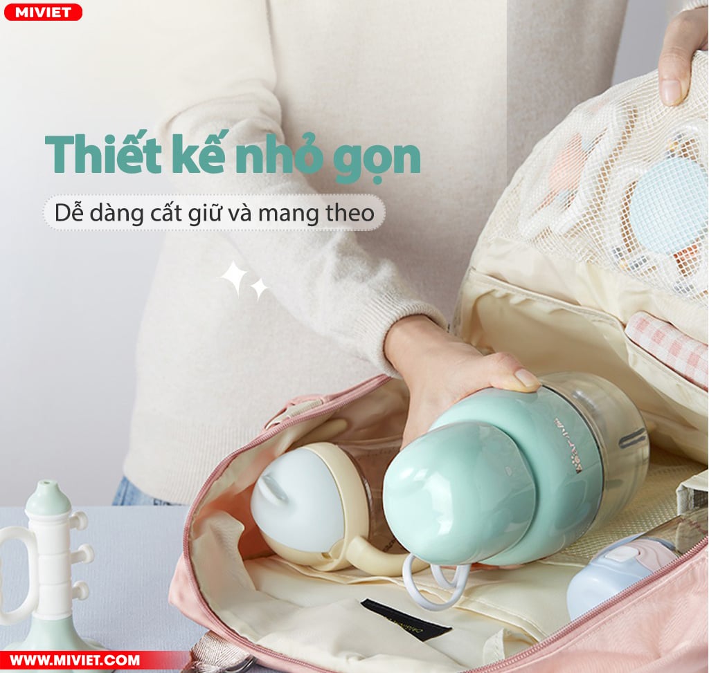 Máy xay thực phẩm mini Bear QSJ-B01P1 - Tiếng Anh - HDSD Tiếng Việt Bear QSJ-B01P1 sở hữu thiết kế nhỏ gọn dễ dàng bỏ túi