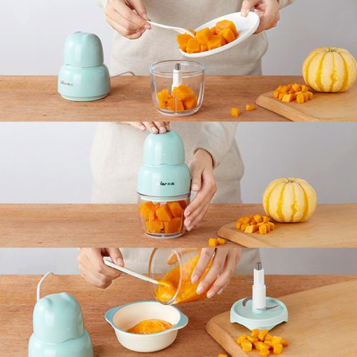 Máy xay thực phẩm mini Bear QSJ-B01P1 - Tiếng Anh - HDSD Tiếng Việt