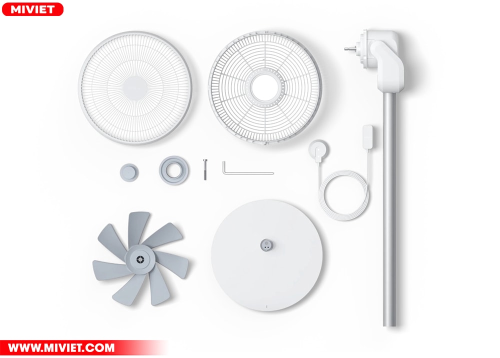 Quạt điện thông minh Xiaomi Mi Smart Fan Gen 3 Pro Bộ sản phẩm Mi Smart Fan Gen 3 Pro