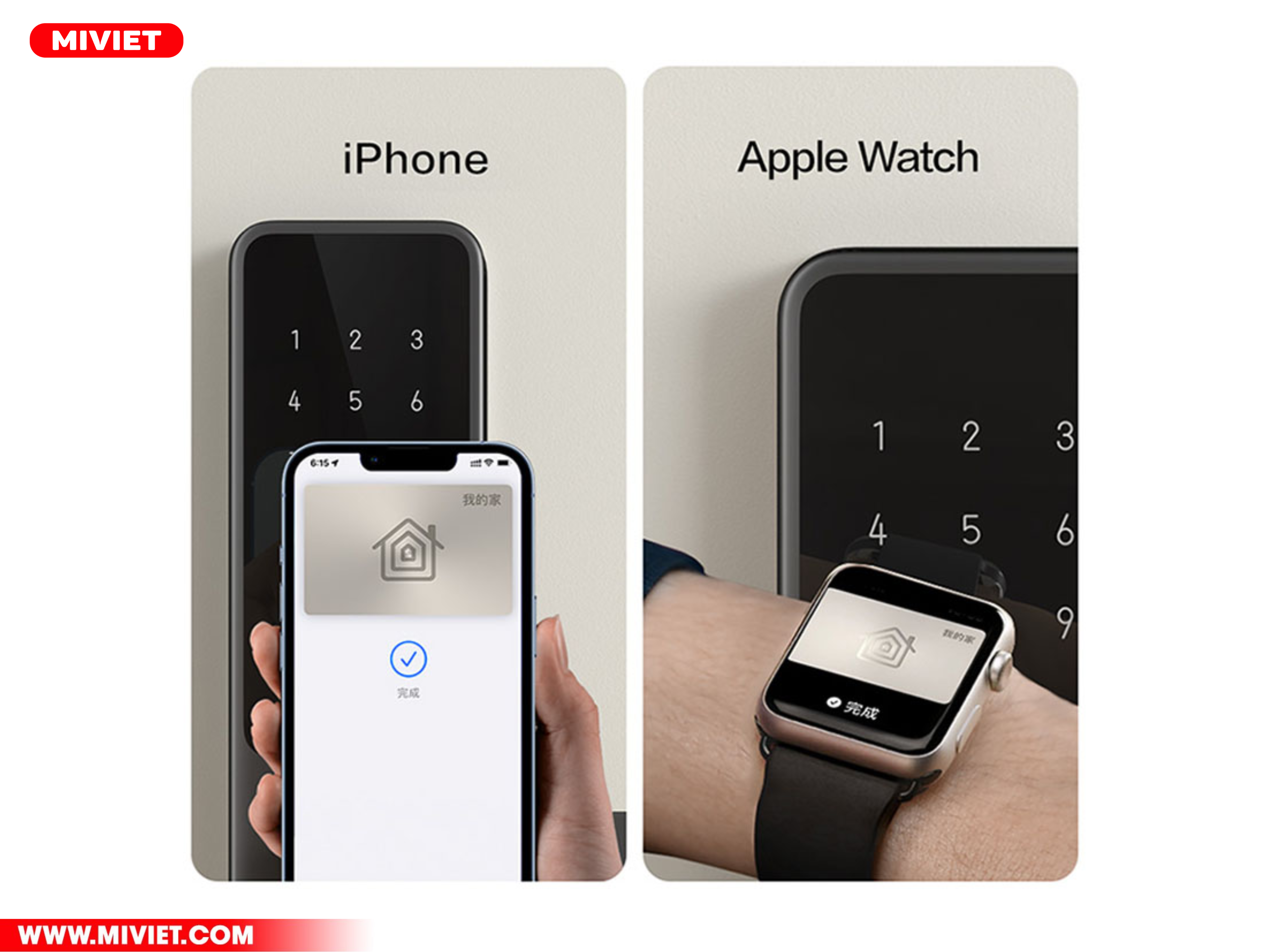 Khóa cửa thông minh Xiaomi Aqara A100 ZNMS02ES - Bản Quốc Tế - App Aqara Home - Đã bao gồm phí lắp đặt Khóa cửa thông minh A100 hỗ trợ Apple Home Keys