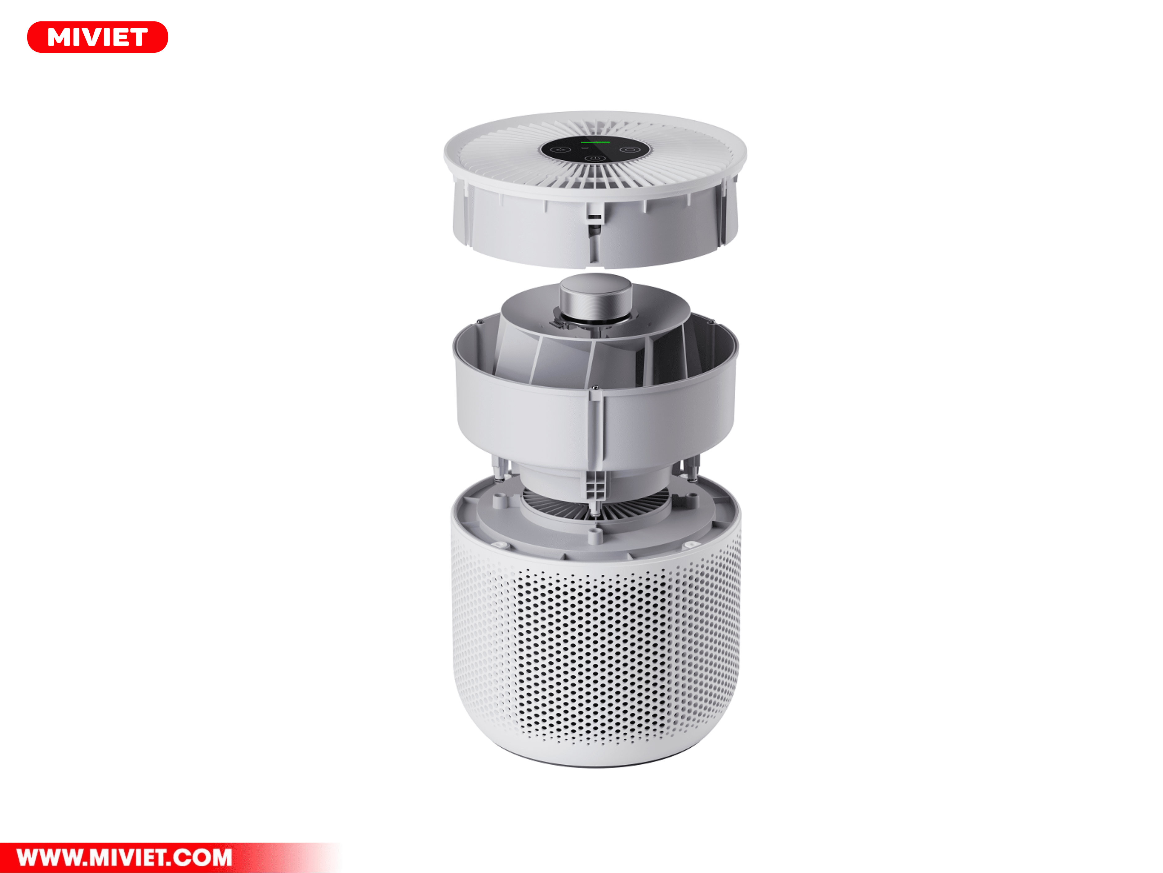 Máy Lọc Không Khí Xiaomi Air Purifier 4 Compact Thiết kế 3 màng lọc để đem đến hiệu quả làm việc tốt nhất