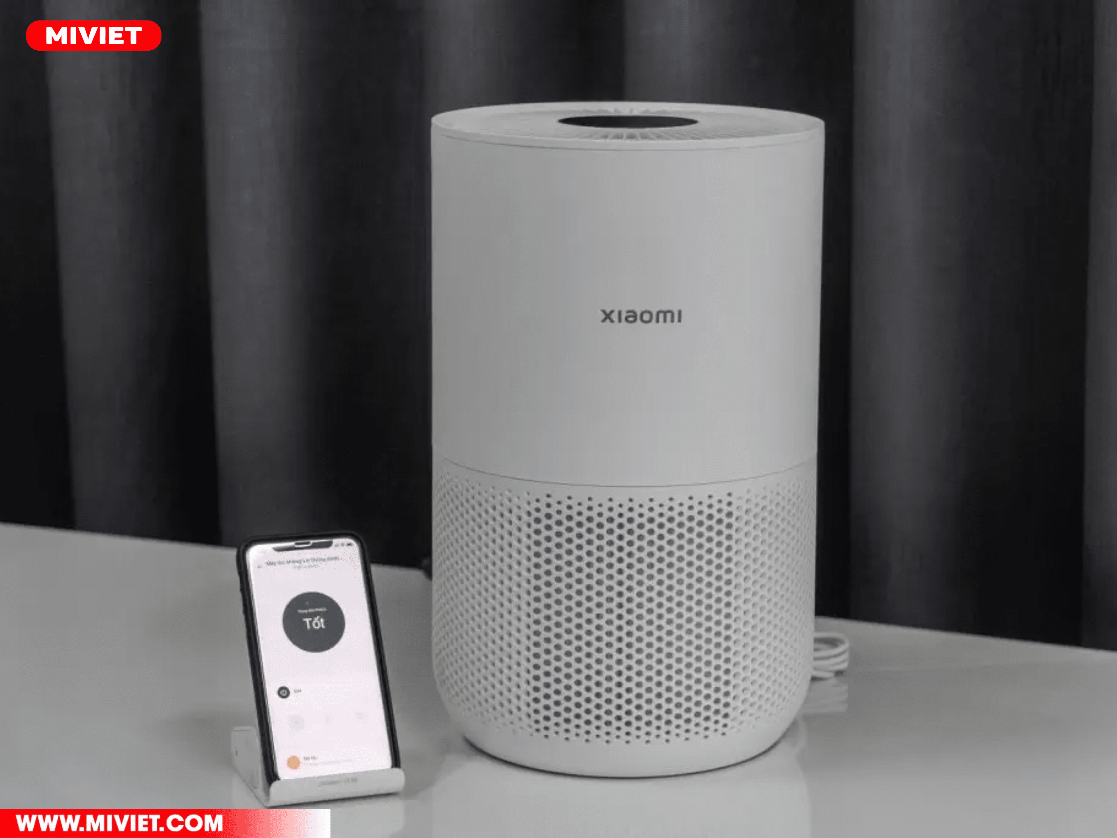 Máy Lọc Không Khí Xiaomi Air Purifier 4 Compact Điều khiển máy thông qua App MiHome thông minh