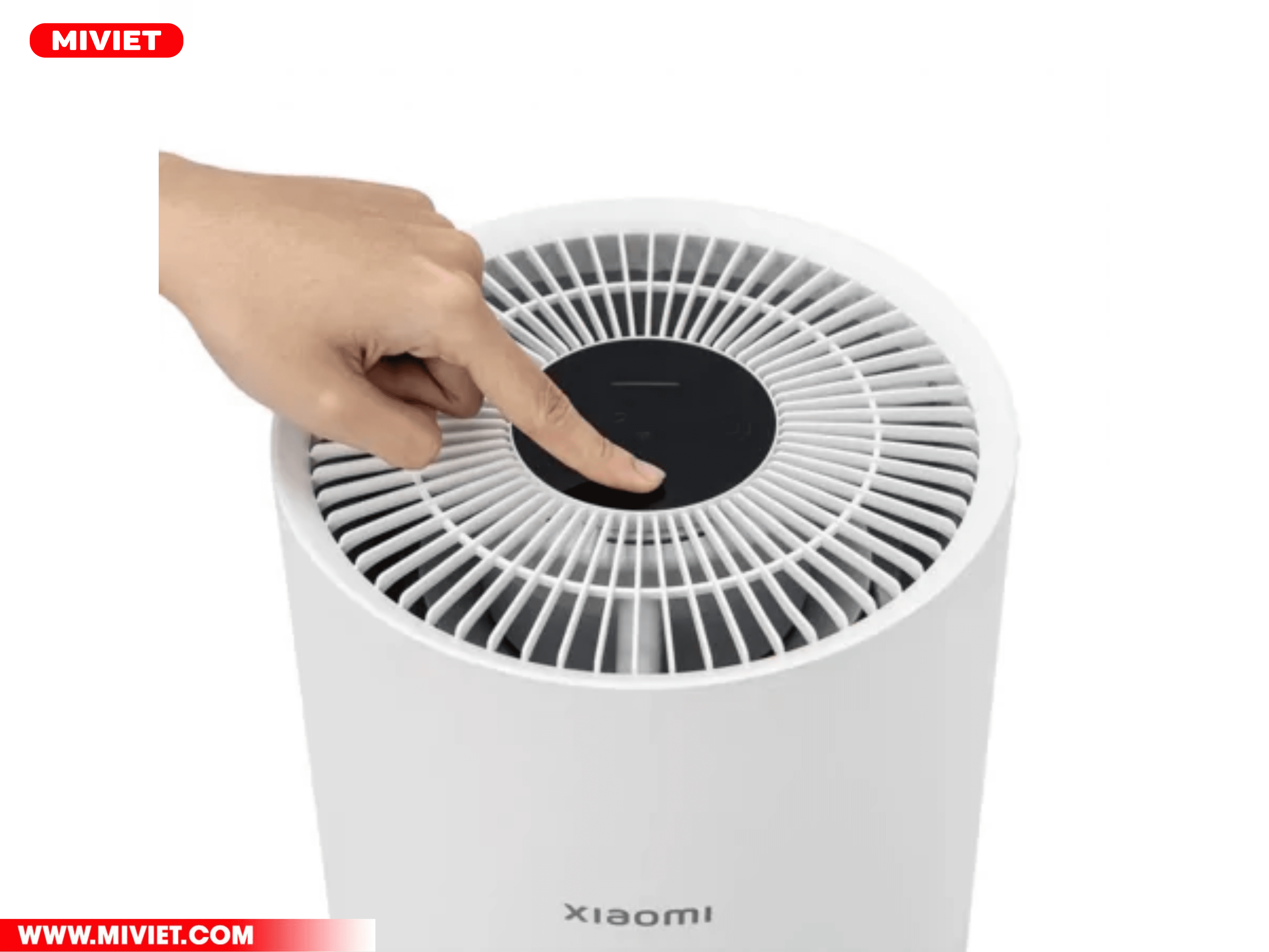 Máy Lọc Không Khí Xiaomi Air Purifier 4 Compact Hệ thống điều khiển được trang bị phía trên máy
