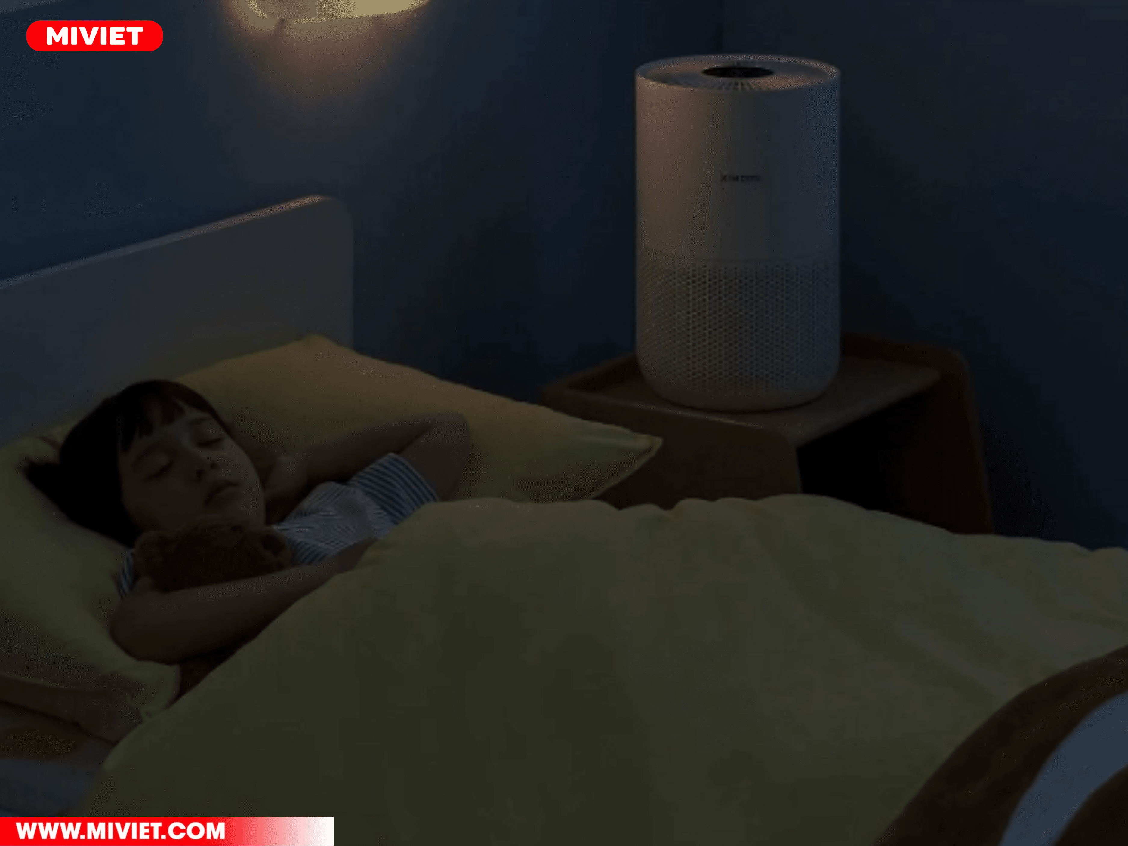 Máy Lọc Không Khí Xiaomi Air Purifier 4 Compact Có chế độ ngủ để bạn có giấc ngủ ngon