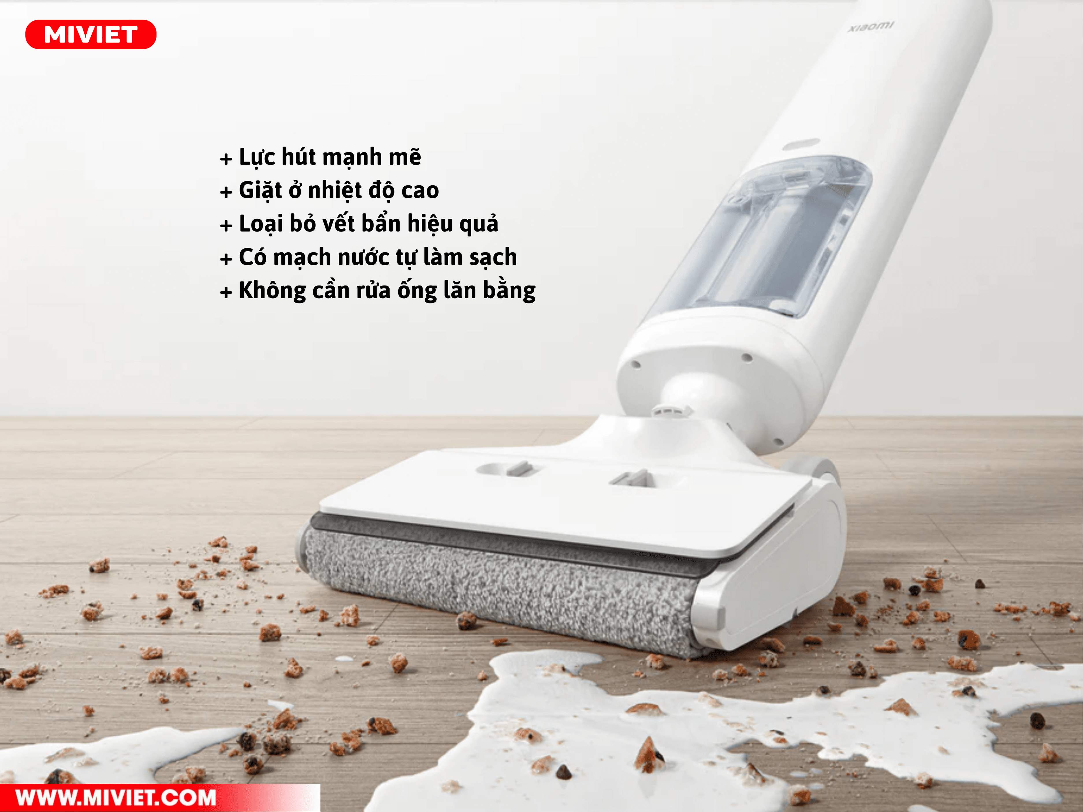 Máy Hút Bụi Lau Nhà Khô và Ướt Xiaomi Truclean W10 Ultra Máy hút bụi lau nhà Xiaomi Truclean W10 Ultra lực hút mạnh mẽ