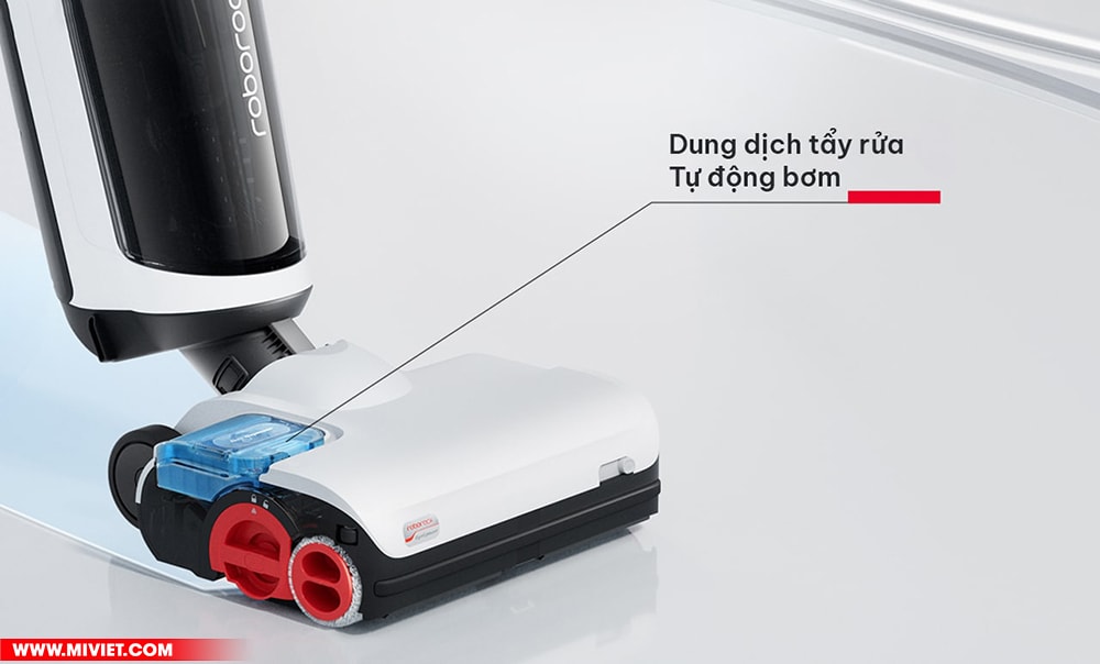 So sánh Dreame H12 Pro và Roborock Dyad Pro Roborock Dyad Pro được tích hợp hệ thống bơm dung dịch tẩy rửa tự động
