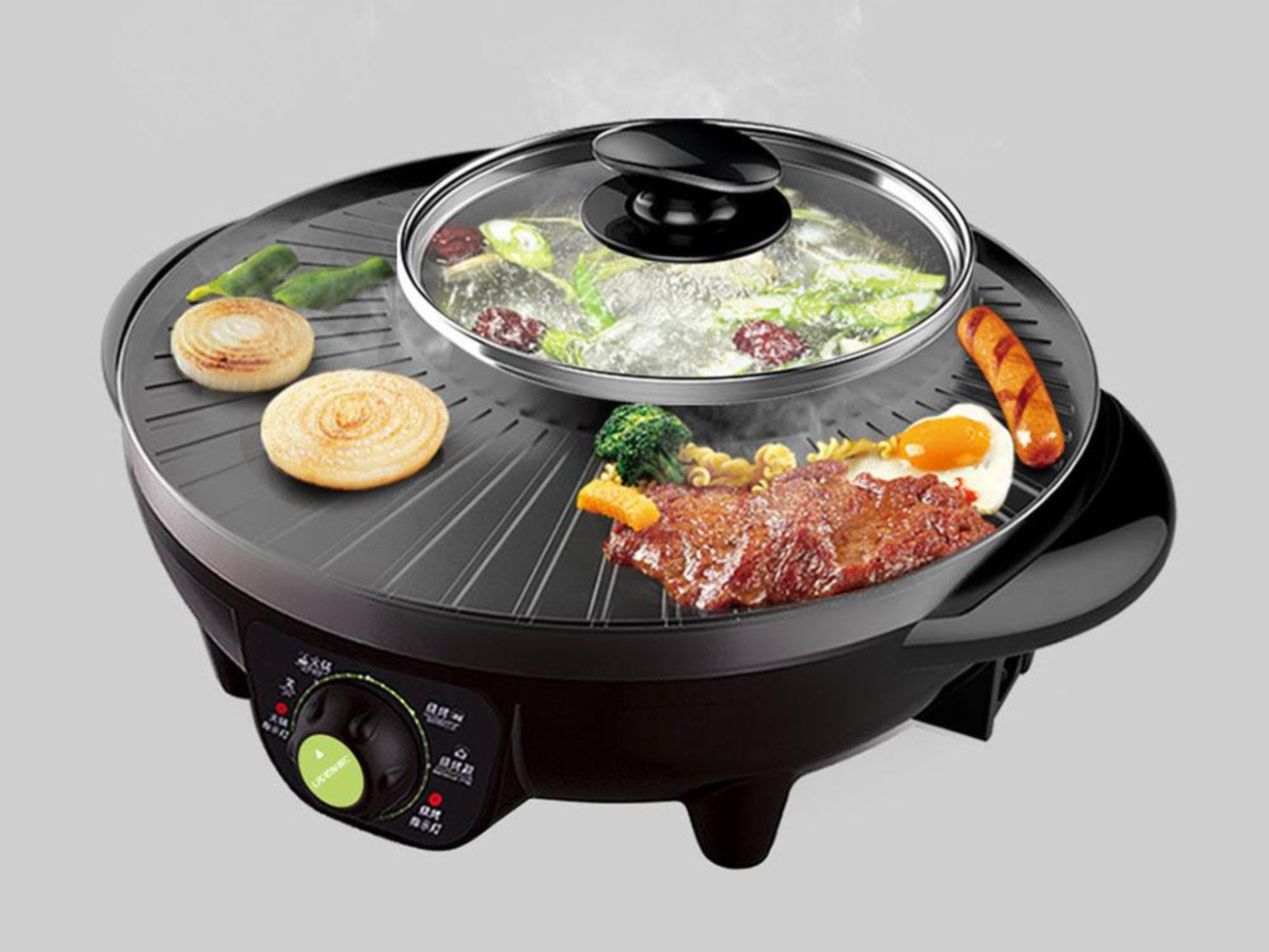 Bếp lẩu nướng đa năng LIVEN SK-J3201 Những ưu điểm của bến lẩu nướng đa năng SK-J3201