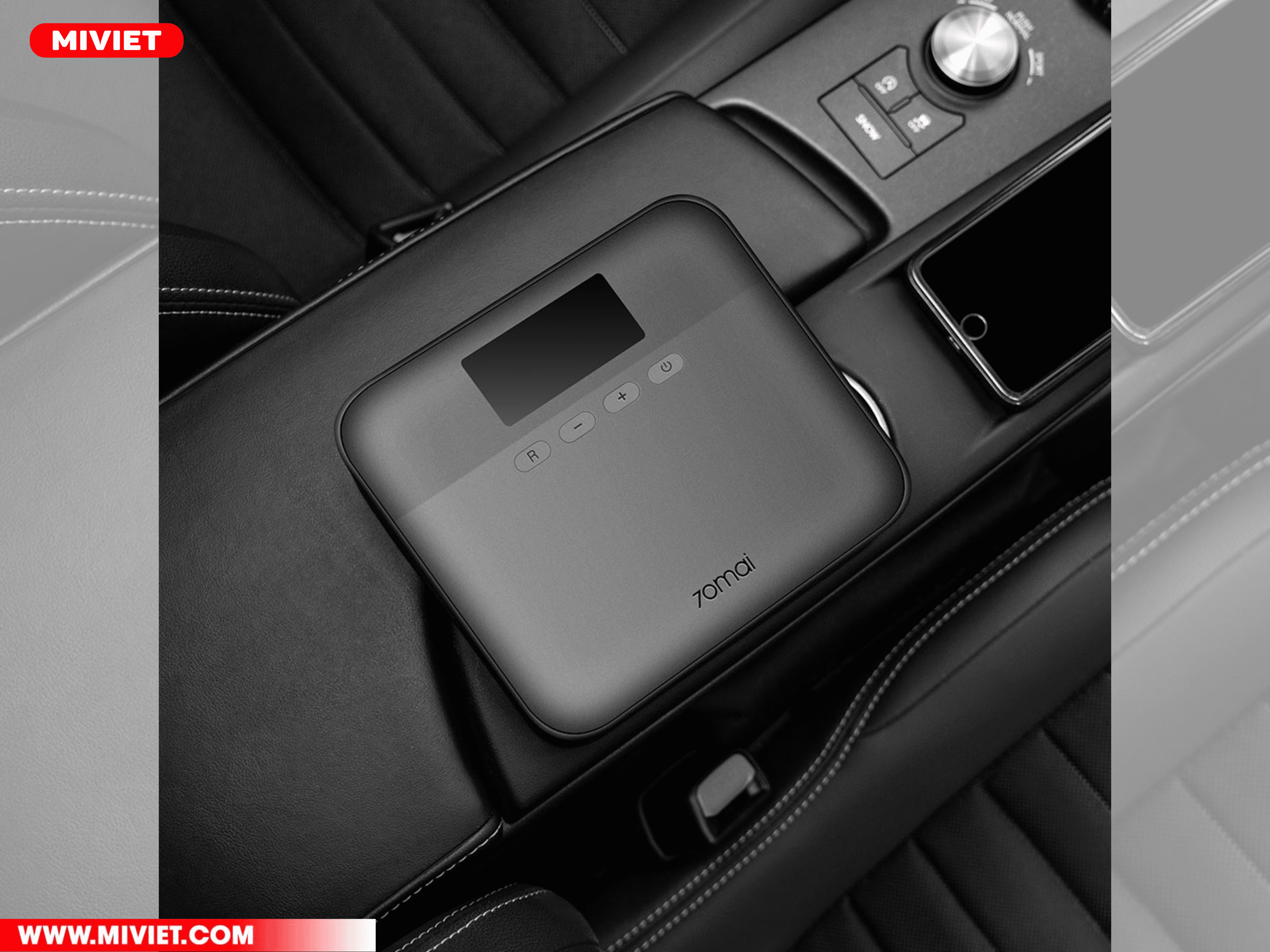 Máy bơm lốp xe ô tô Xiaomi 70Mai Midrive TP03 Máy bơm lốp xe ô tô 70Mai Midrive TP03