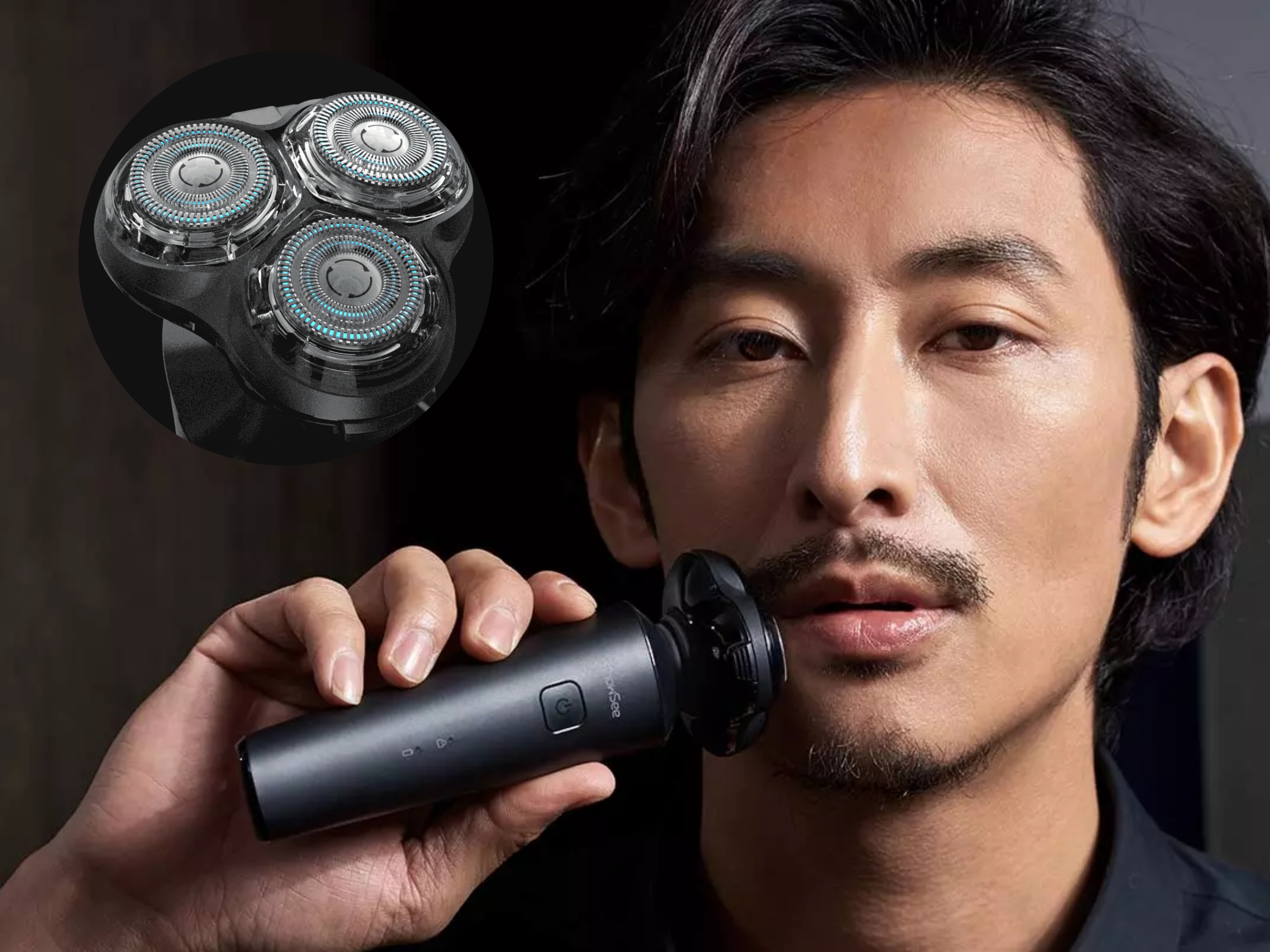 Máy cạo râu Xiaomi Showsee F303-BK Lưỡi dao của F303 được làm từ thép cao cấp không gỉ