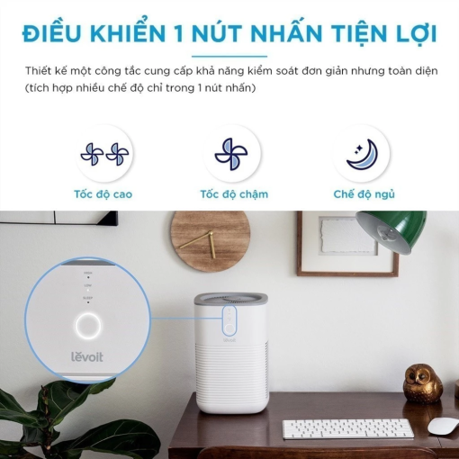 Máy lọc không khí kèm xông tinh dầu Levoit LV-H128 - Top US Brand Purifier - BH 2 năm