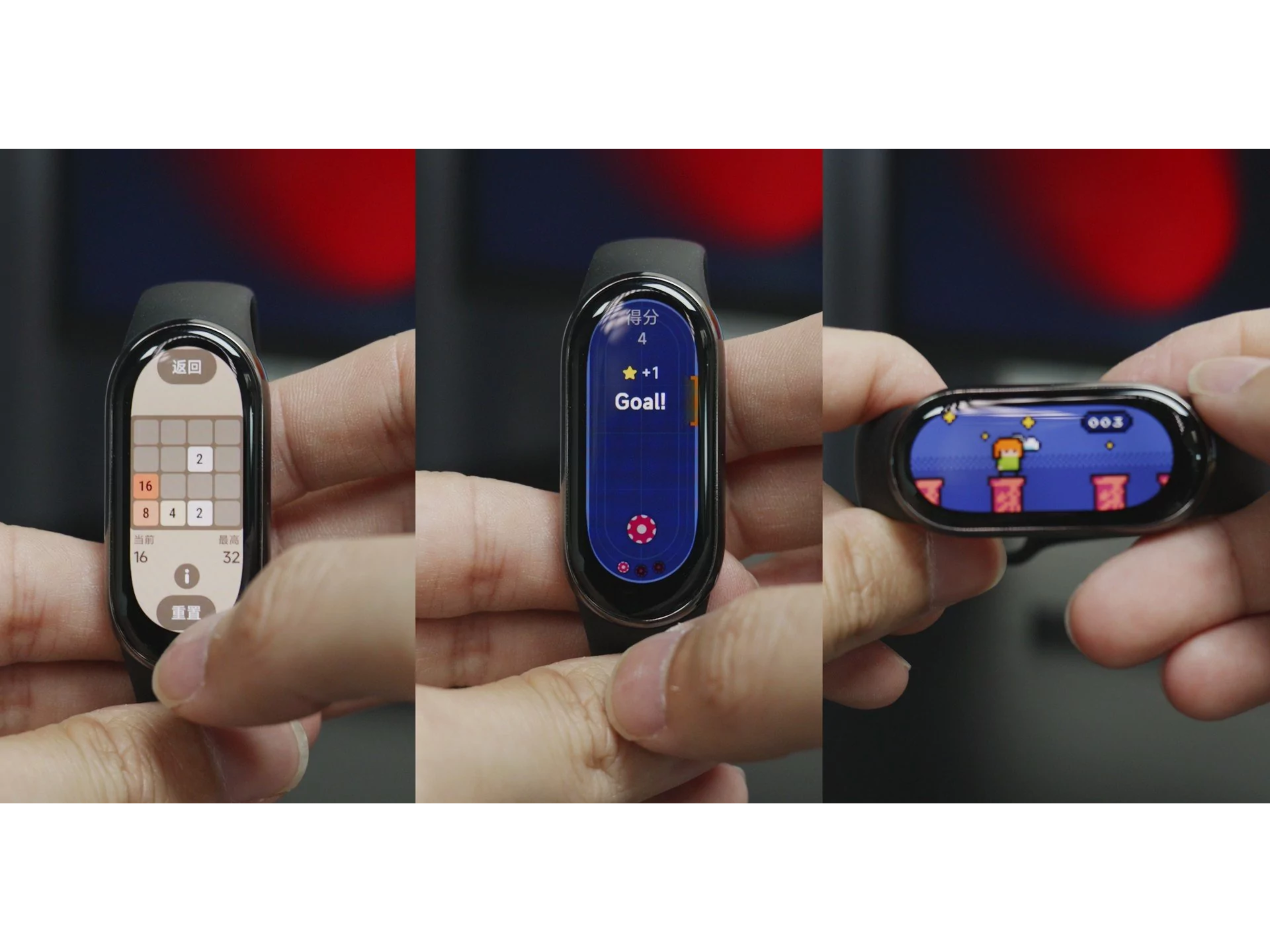 Vòng Đeo Tay Thông Minh Xiaomi Mi Band 8 - Chính Hãng MI Band 8 hiện thị màu sắc rõ ràng, tích hợp chơi game giải trí