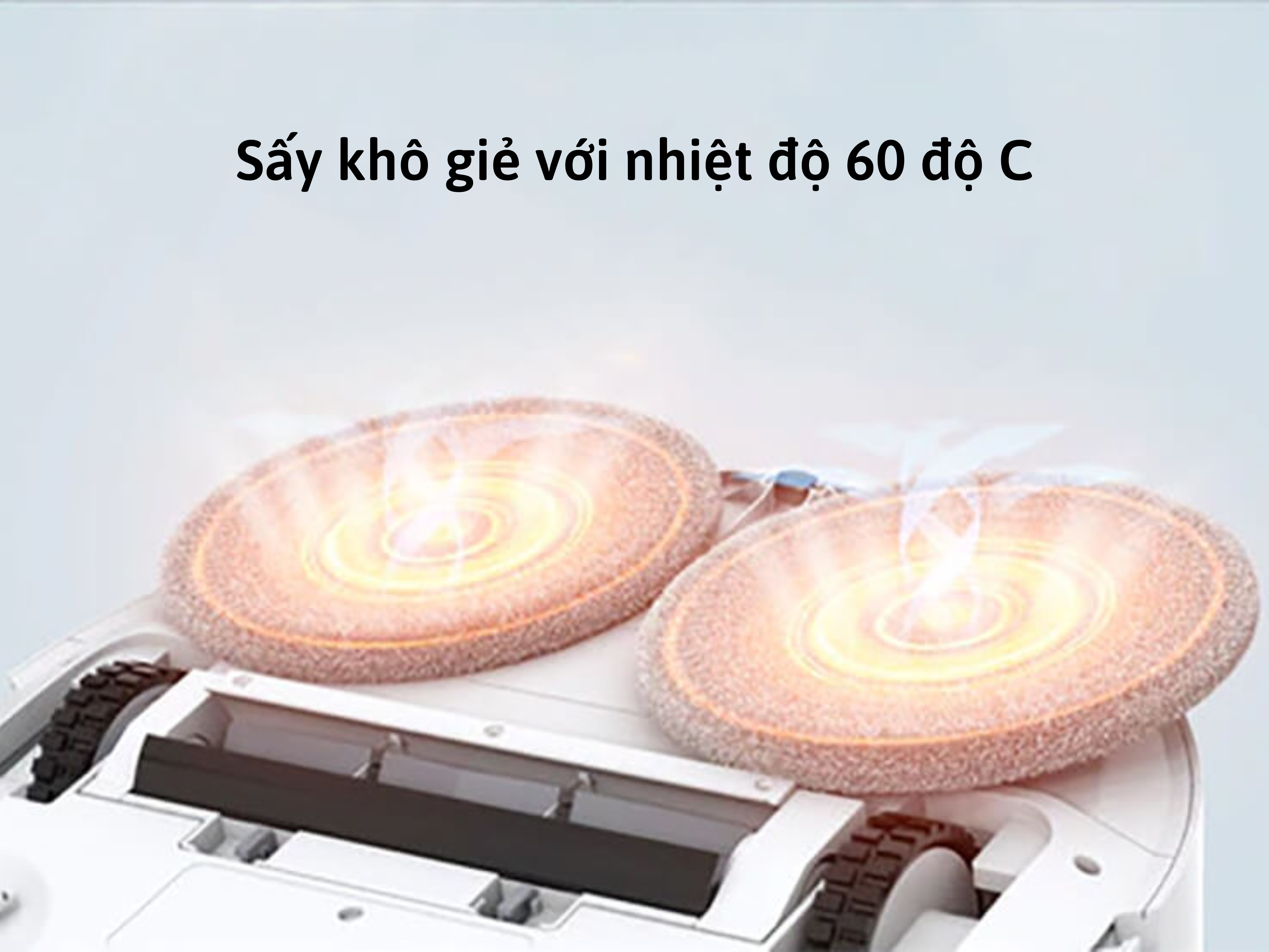 Robot Hút Bụi Lau Nhà Xiaomi Lydsto W2 - Quốc Tế - App Mihome - Tự động sấy nóng, giặt giẻ, khử khuẩn Lydsto W2 tự động giặt giẻ và sấy khô bằng khí nóng
