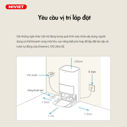 Bộ bơm xả nước tự động (Dành riêng cho Dreame L10s Ultra SE)